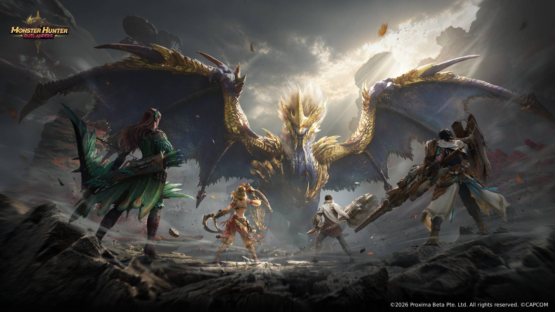 Monster Hunter Outlanders unveils original Elder Dragon at gamescom 2026 and opens App Store and Google Play pre-registration